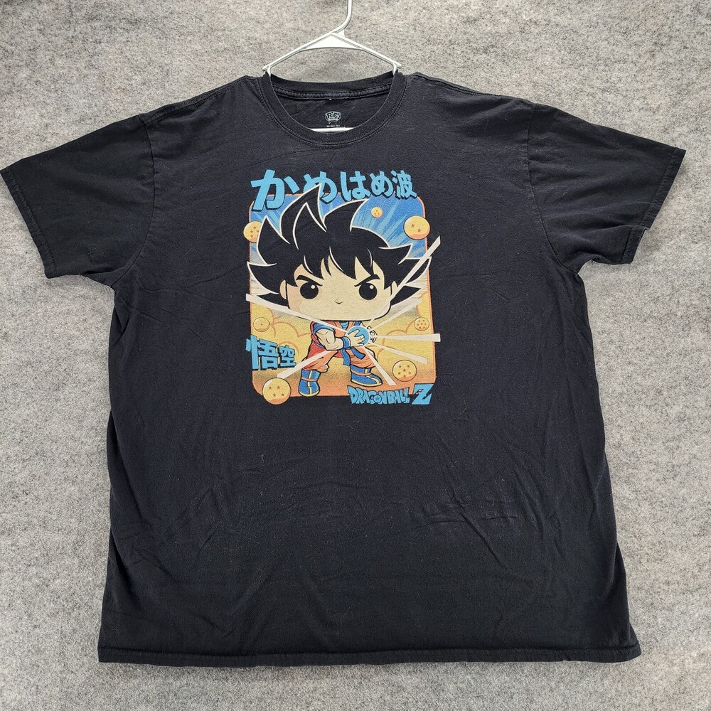 Goku Funko Pop Shirt Mens 2XL Short Sleeve Black Dragonball Z